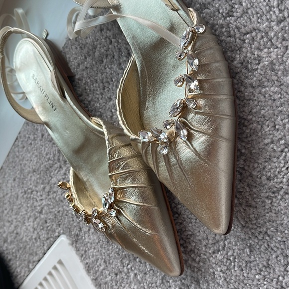 Sarah flint flats - used good condition size 39 1/2. Handmade in Italy - Picture 4 of 10